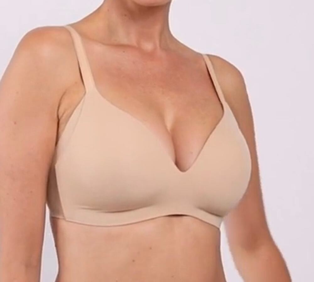 NWOT Knix WingWoman Nude / Sand Contour Bra Size 7 fits 36DD, 38DD, 36E, 38E